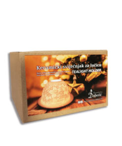 KERAMIČKI SVIJEĆNJAK SA LUČICOM - ANĐEO